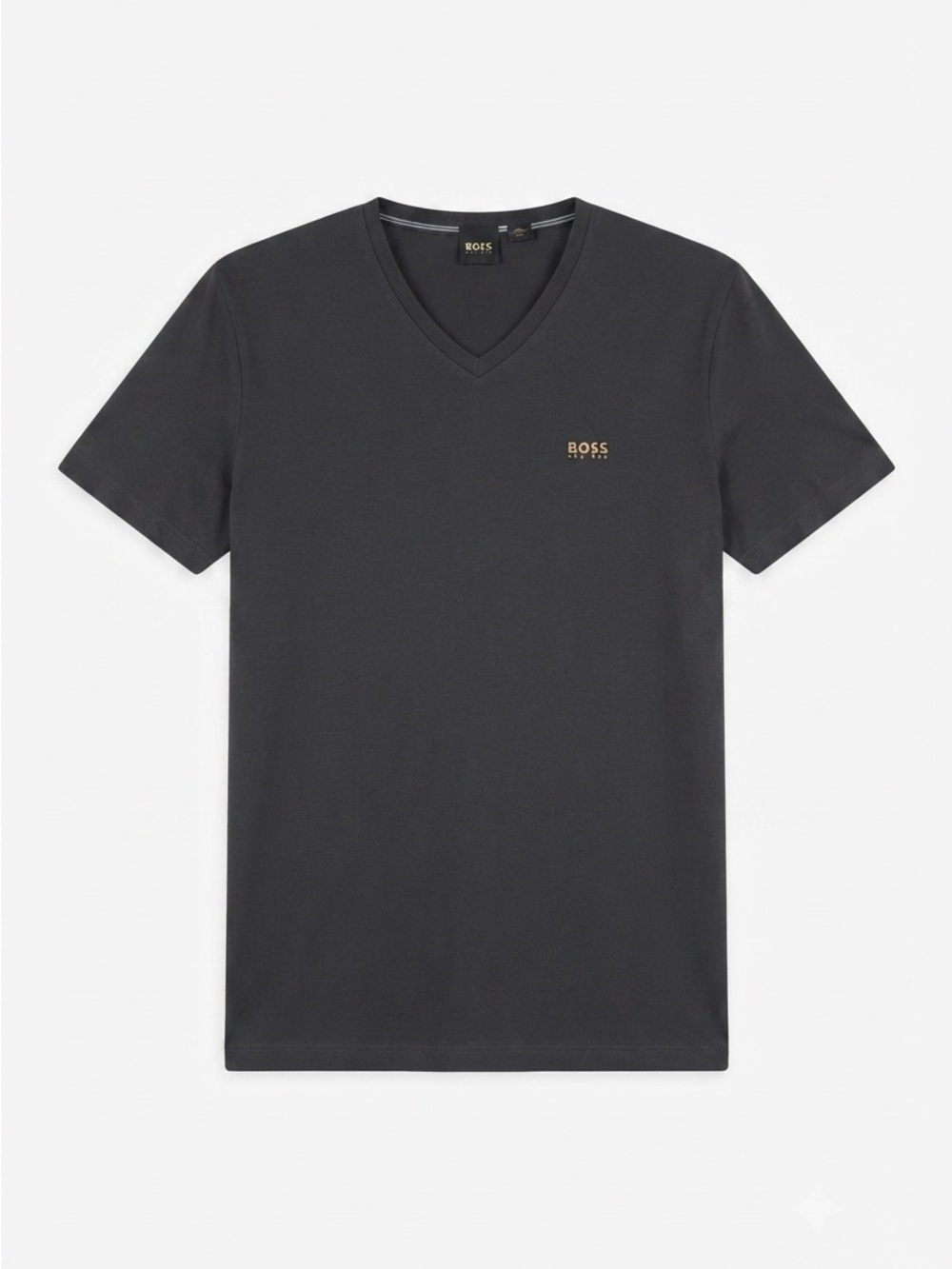 Boss Gray Short Sleeve Tee